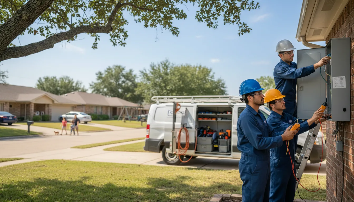 Certified electrician providing emergency electrical services in Braddock, ND